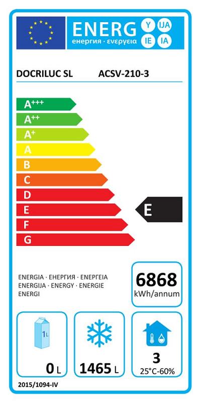 Bild 2: KBS Edelstahl Glastür Tiefkühlschrank TKU 1900 G mit 3 Türen