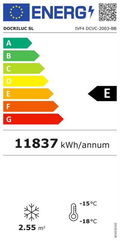 Bild 2: KBS Glastür Tiefkühlregal Nero TK mit 3 Türen