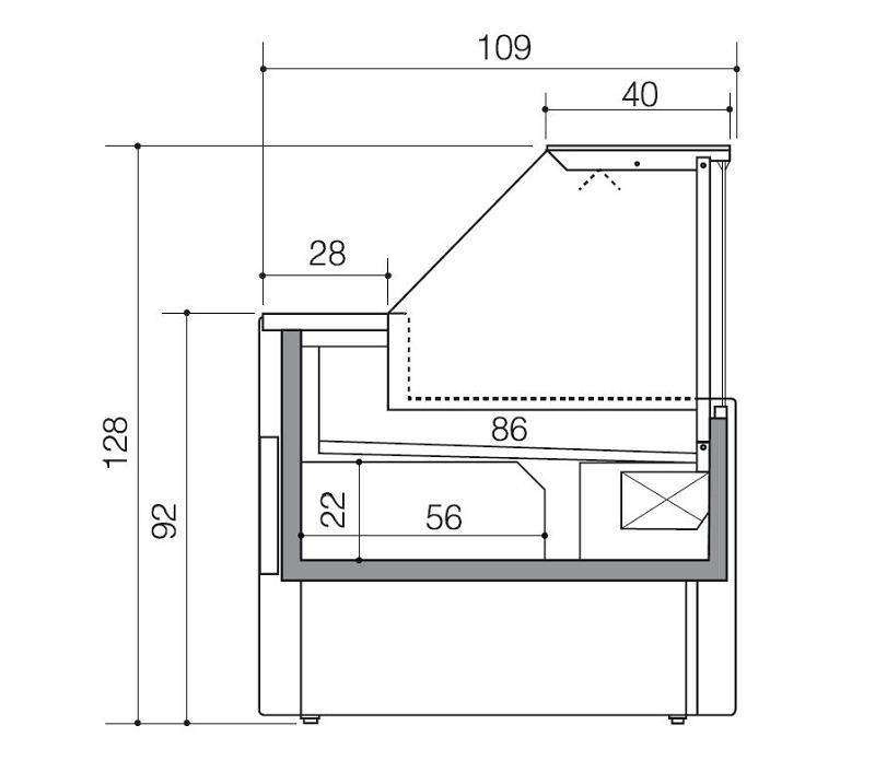 Bild 6: Nordcap Kühltheke Porthos 2000-UM