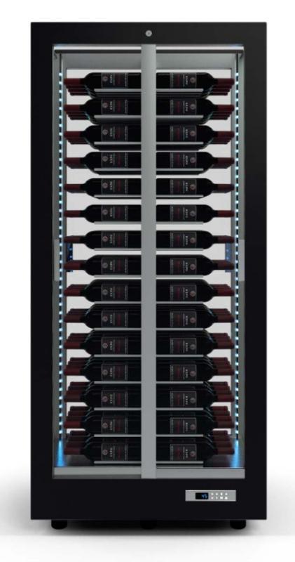 Bild 1: KBS Wein Glaskühlvitrine Teca Vino Black