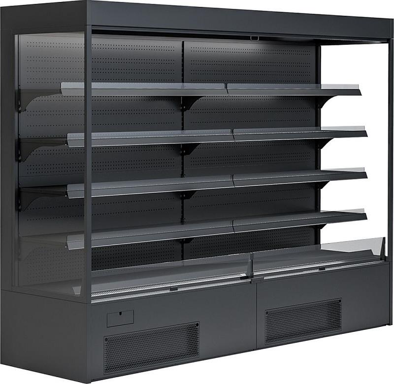 Bild 1: KBS Wandkühlregal Variant 257 Black Line mit Nachtrollo