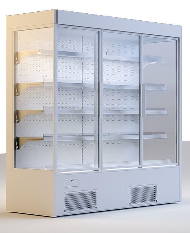 Bild 3: KBS Wandkühlregal Variant 194 Black Line mit Drehtüren