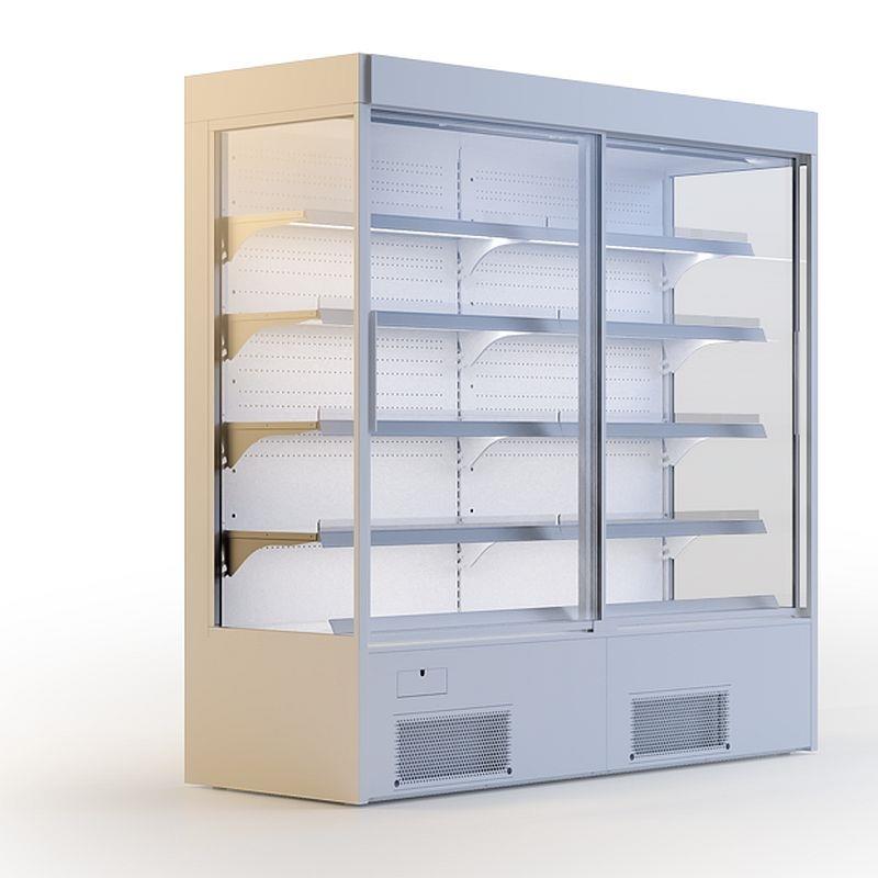 Bild 3: KBS Wandkühlregal Variant 194 mit Glasschiebetüren