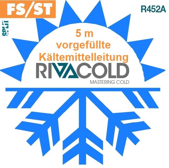 Bild 1: Rivacold 5m vorgefüllte Kältemittelleitung
