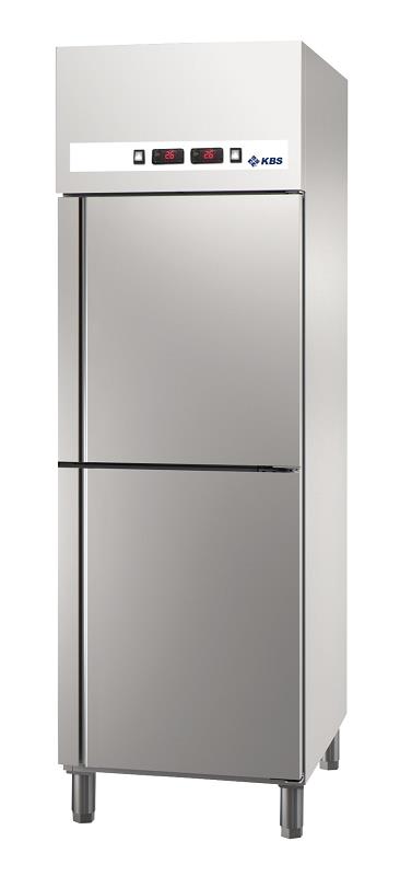 Bild 1: KBS Edelstahl Ready KU-707 K-TK Kühl-Gefrierkombination