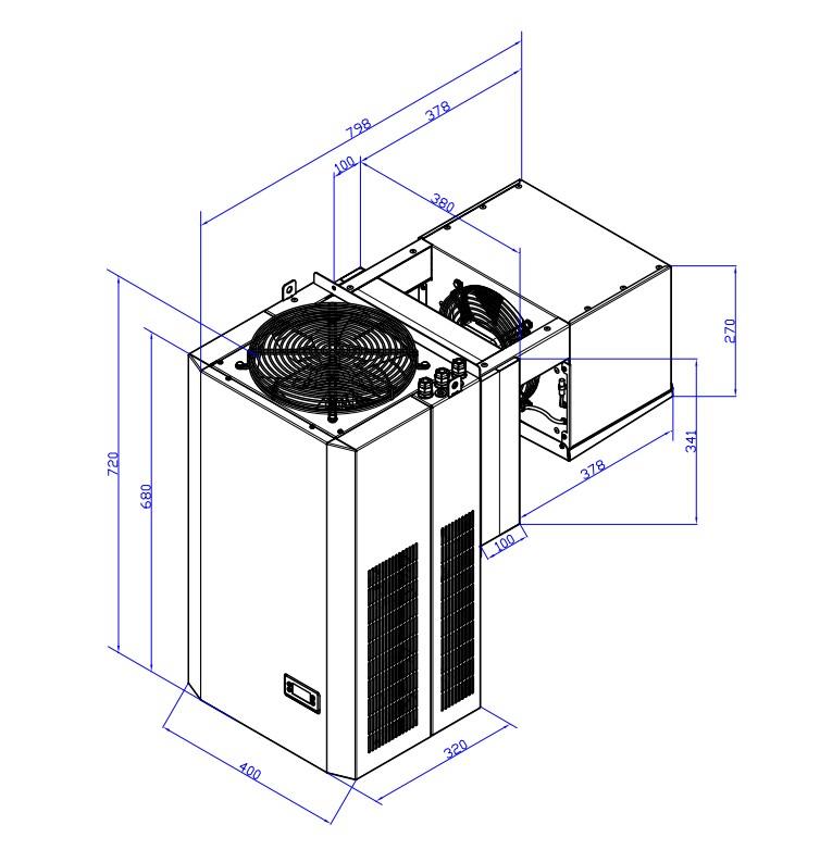 Bild 5: KBS Stopfer Huckepack Kühl-Aggregat SA-K 6
