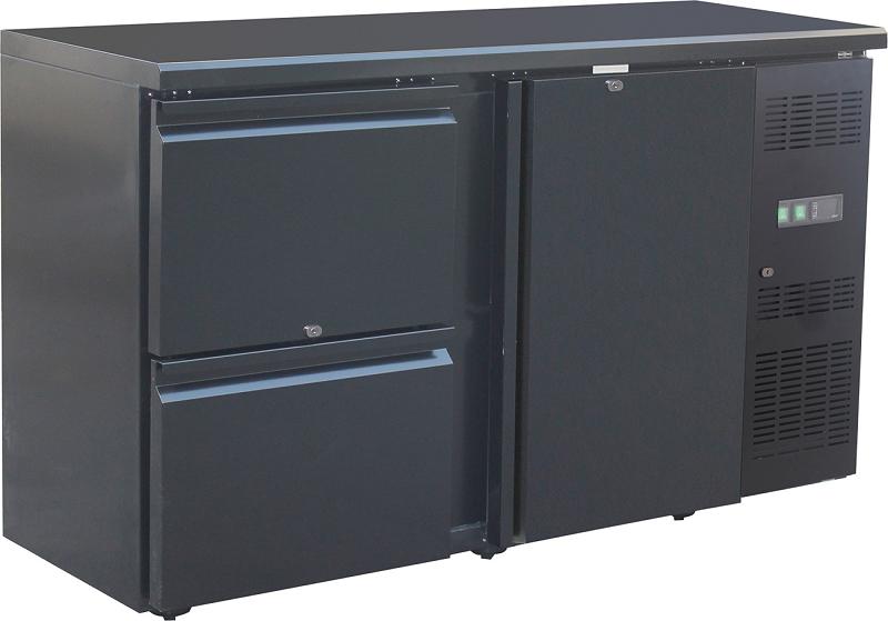 Bild 1: KBS Backbar BB 152 mit zwei Schubladen und einer Volltür