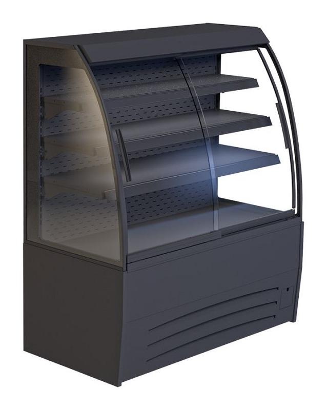 Bild 1: KBS Wandkühlregal Luna 120 DP mit Schiebetüren