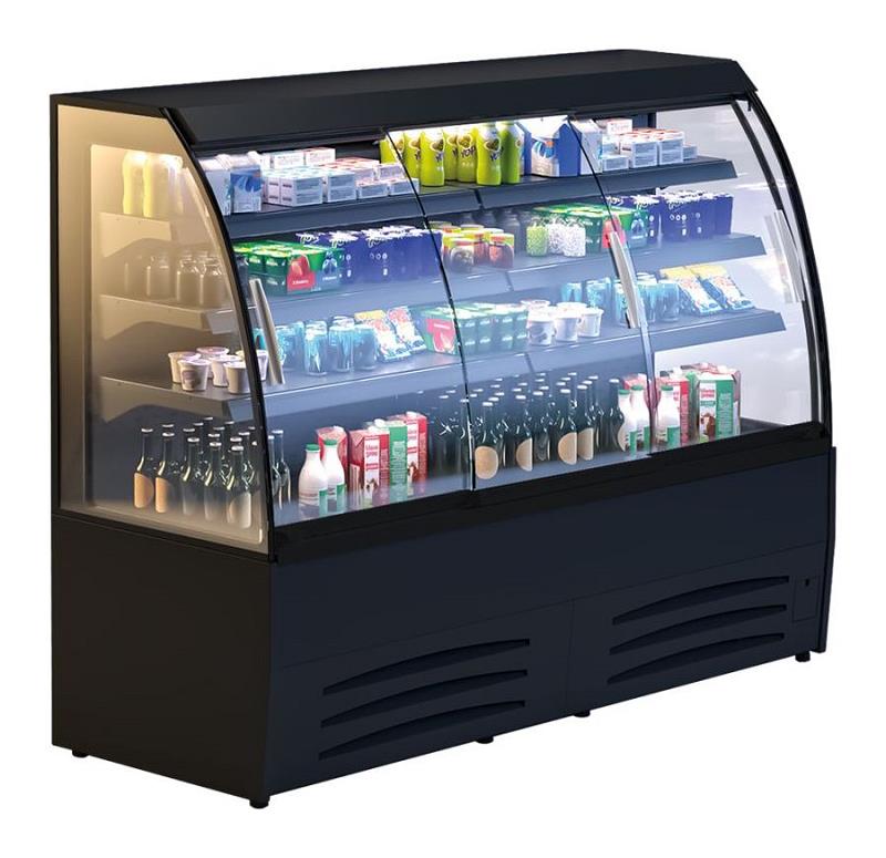 Bild 3: KBS Wandkühlregal Luna 120 DP mit Schiebetüren