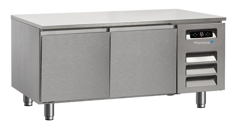 Bild 1: KBS Snack 1270 Kühltisch mit 2 x 1/1 Schubladen