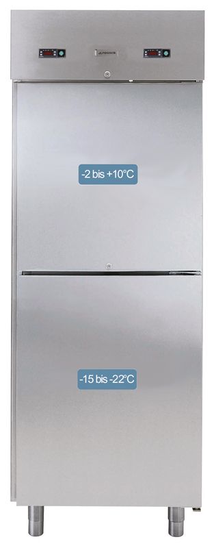 Bild 1: Nordcap Kühl- Tiefkühlschrankkombination KTK 651 CNS