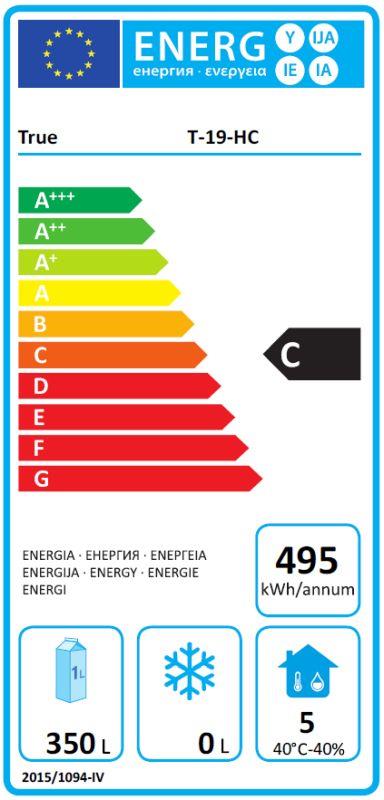 Bild 2: TRUE Kühlschrank T-19-HC