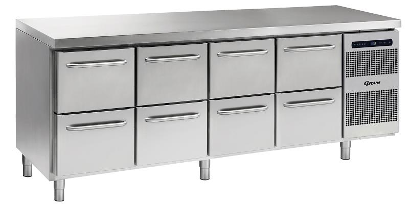 Bild 1: Gram GASTRO K 2207 CSG A 2D 2D 2D 2D L2 - Kühltisch