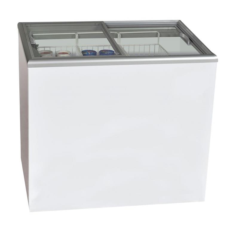 Bild 1: KBS Tiefkühltruhe mit Glasschiebedeckel KBS 38 G