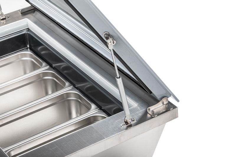 Bild 5: KBS Aufsatzvitrine für Speiseeis ASV 14 Eis