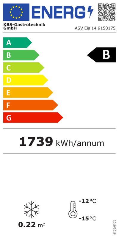 Bild 2: KBS Aufsatzvitrine für Speiseeis ASV 14 Eis