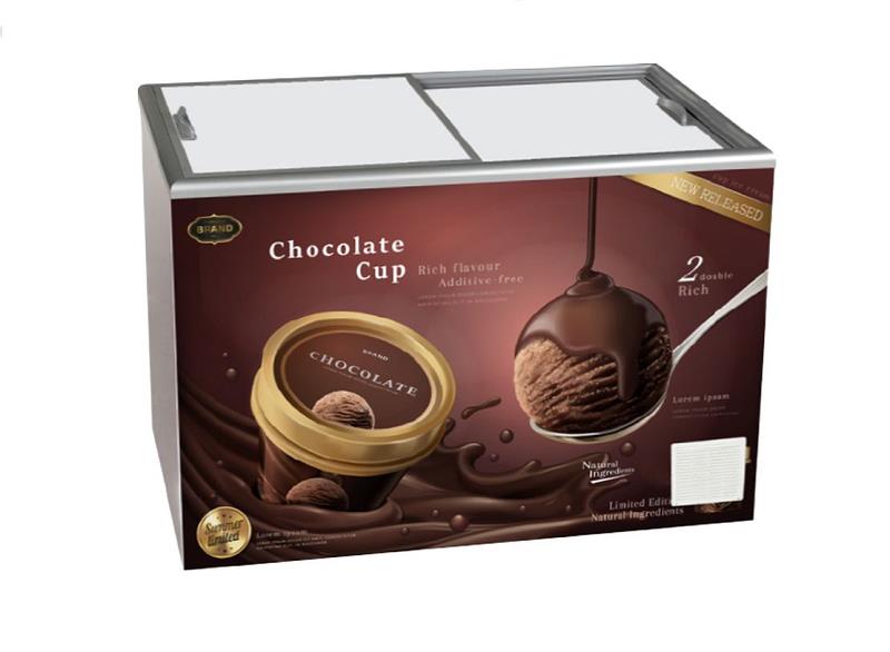 Bild 5: Kühltruhe AL60 umschaltbar auf Tiefkühltruhe mit Schiebedeckeln