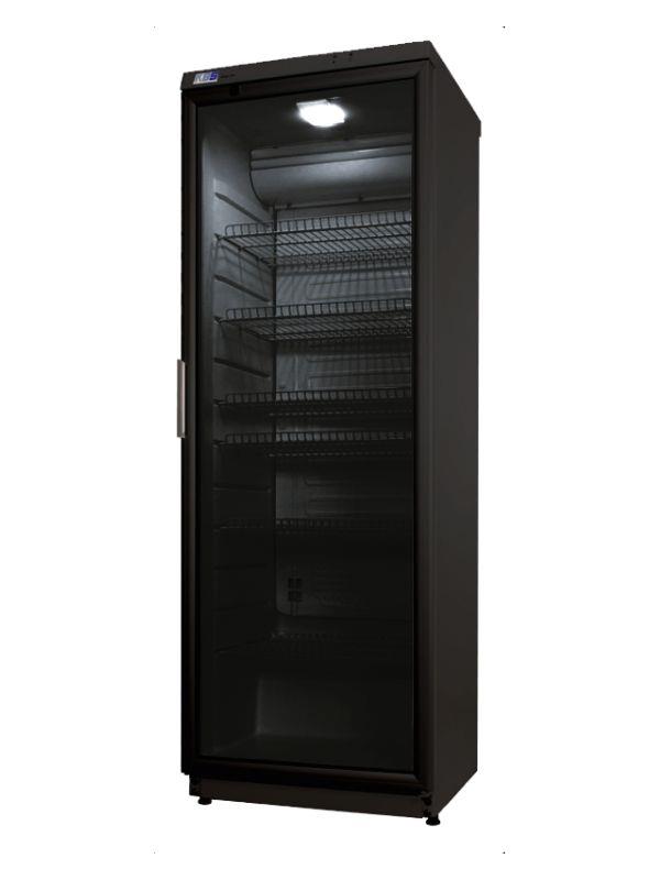 Bild 1: KBS Kühlschrank mit Glastür CD 350 schwarz