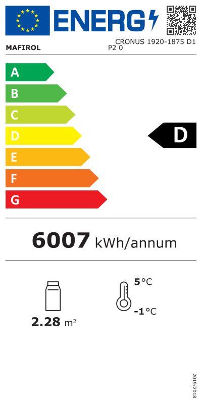 Bild 2: KBS Edelstahl Wandkühlregal Cronus 1935 mit Drehtüren