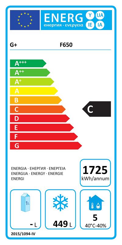 Bild 2: Gram G+ MAXI F650 Midi - Edelstahl-Tiefkühlschrank GN 2/1