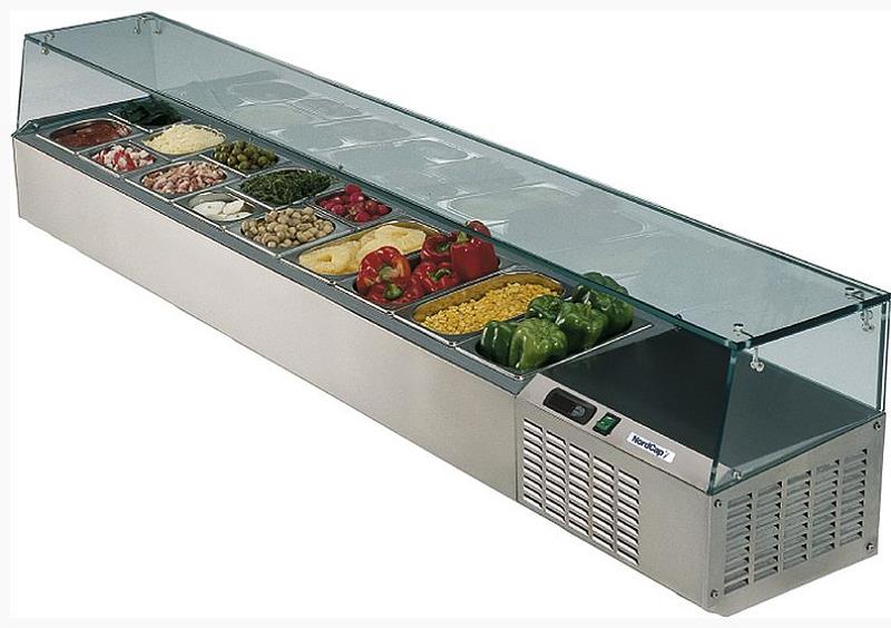 Bild 1: Nordcap Pizzakühltisch-Aufsatz A 2020