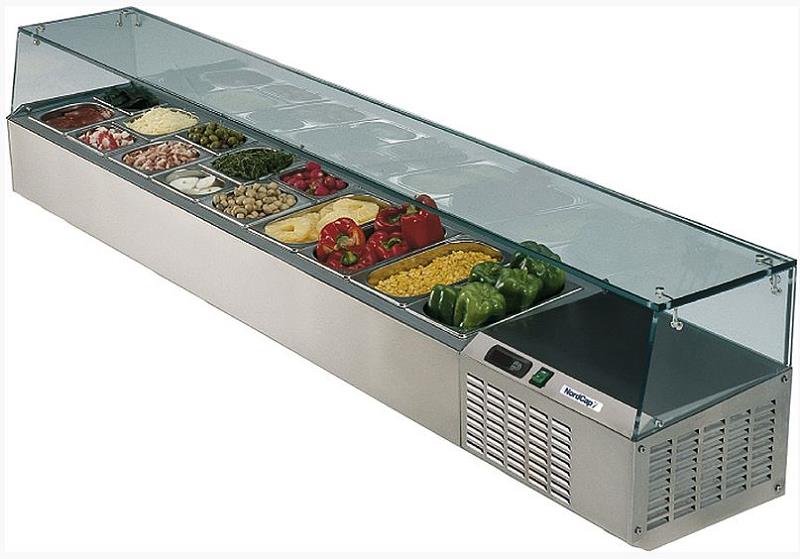 Bild 2: Nordcap Pizzakühltisch-Aufsatz A 2260