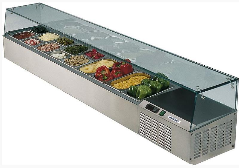 Bild 2: Nordcap Pizzakühltisch-Aufsatz A 2560