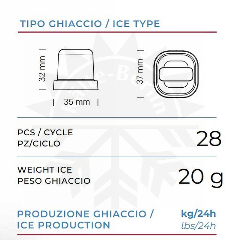 Bild 4: KBS Vollkegel-Eiswürfelbereiter Solid Pro 32