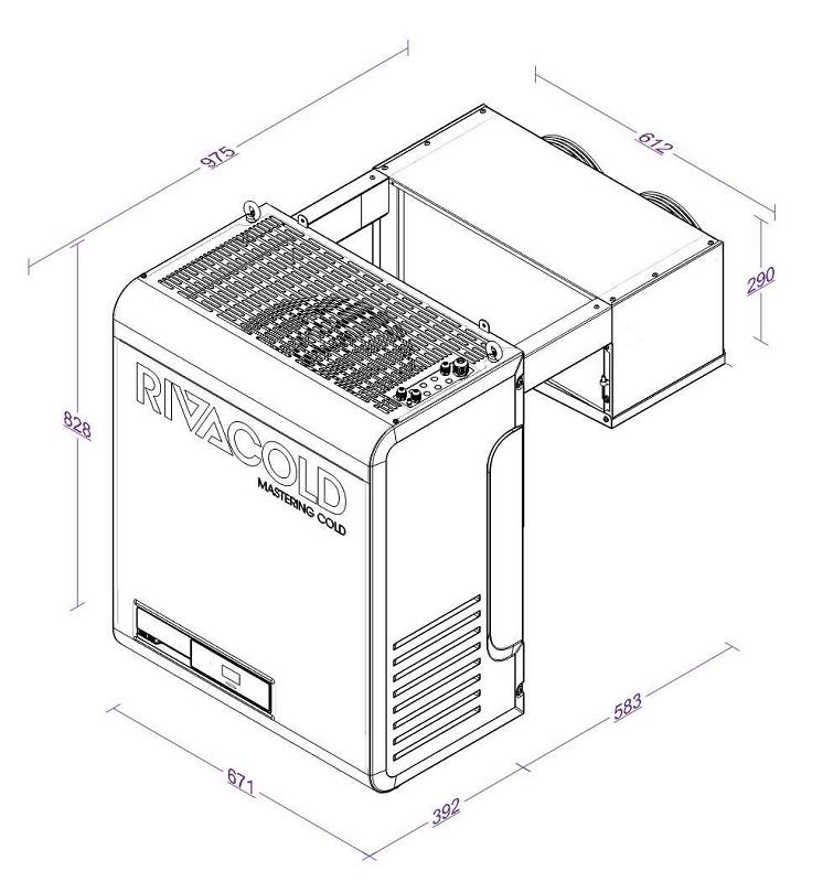 Bild 3: KBS Huckepack Kühl-Aggregat HA-K 18