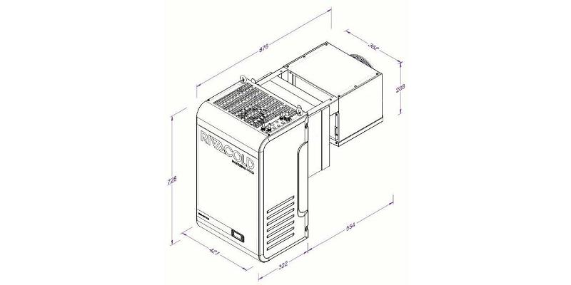 Bild 3: Rivacold Kühlaggregat Best Easy BYWS251MA05P11