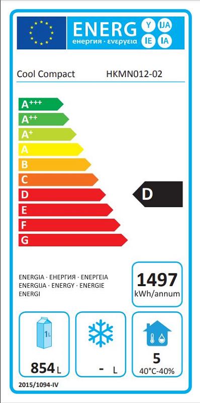 Bild 2: Cool Compact Volltür Kühlschrank 1200 HKMN012-02