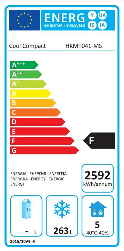 Bild 2: Cool Compact Tiefkühlschrank Magnos 410 HKMT041-MS