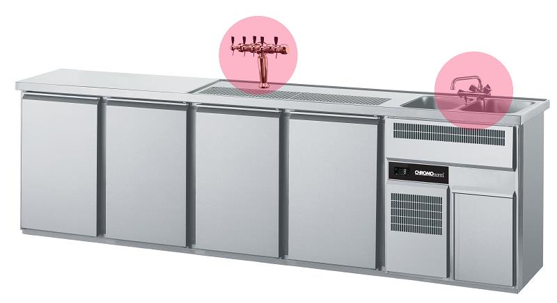 Bild 1: Chromonorm Getränketheke CGTM742R81-1-1-1-1