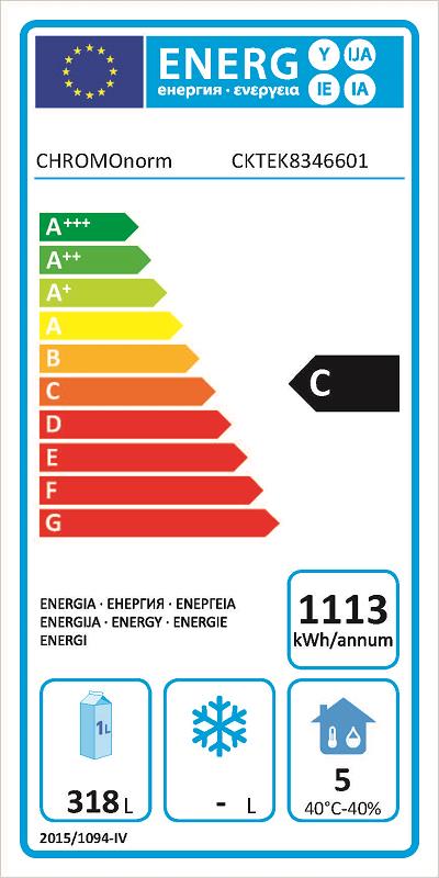 Bild 2: Chromonorm Bäckereikühltisch EN4060 CTEK8346601