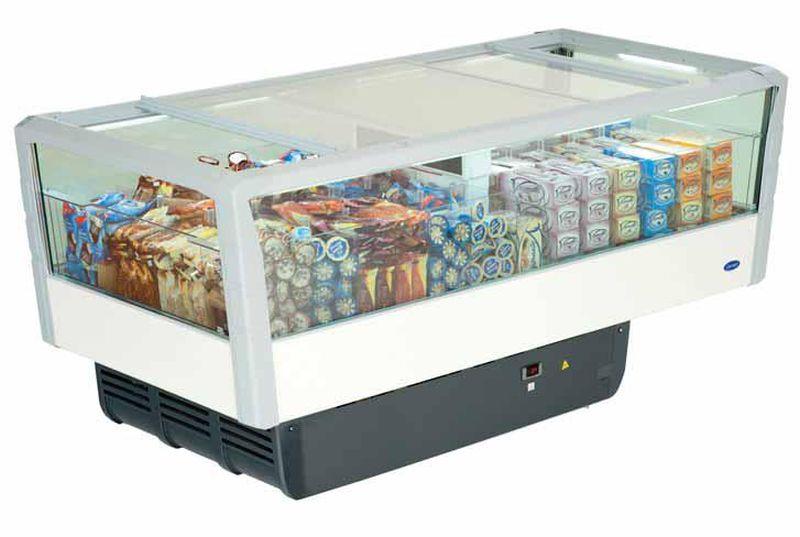 Bild 1: Carrier Kühlinsel-Tiefkühlinsel Premor 2060-80G R290