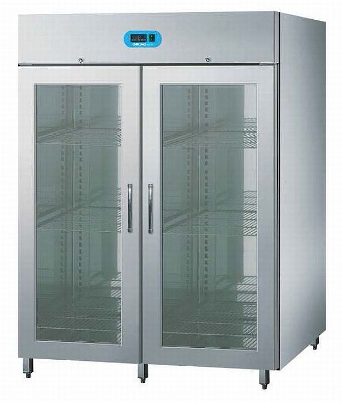 Bild 1: Chromonorm Glastürtiefkühlschrank Nova 1400L GN 2/1 CHKMT14000V2