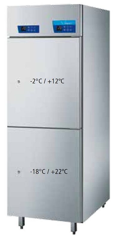 Bild 1: Cool Compact 2-Temperaturen Kühlschrank NK+TK 620 L GN 2/1 HKMNT