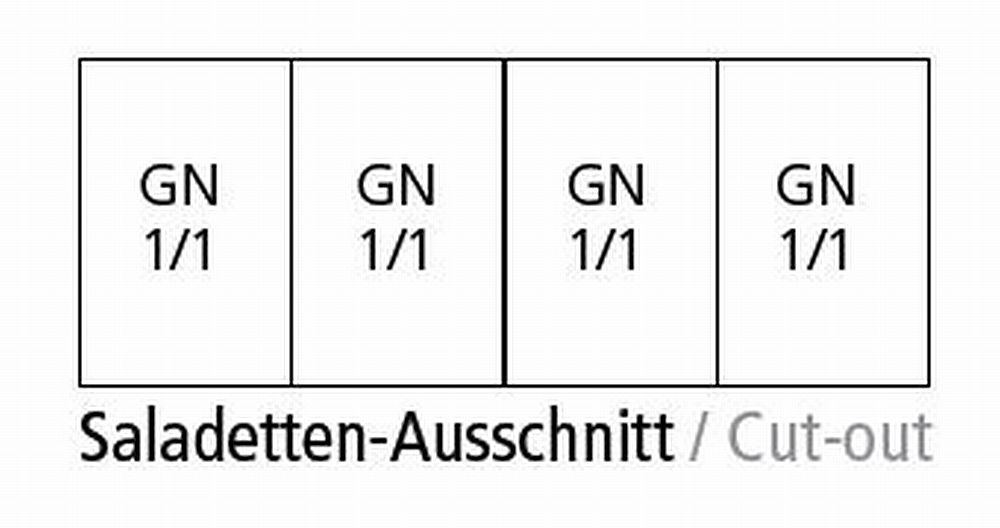 Bild 2: Cool Compact Saladette GN 1/1 KSM 731161