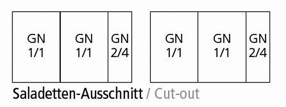 Bild 2: Cool Compact Saladette GN 1/1 KSM 741161