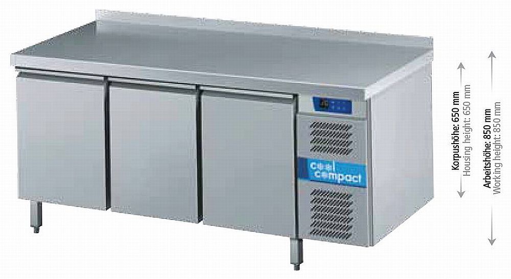 Bild 1: Cool Compact Tiefkühltisch GN 1/1 TKM 731161 3-türig