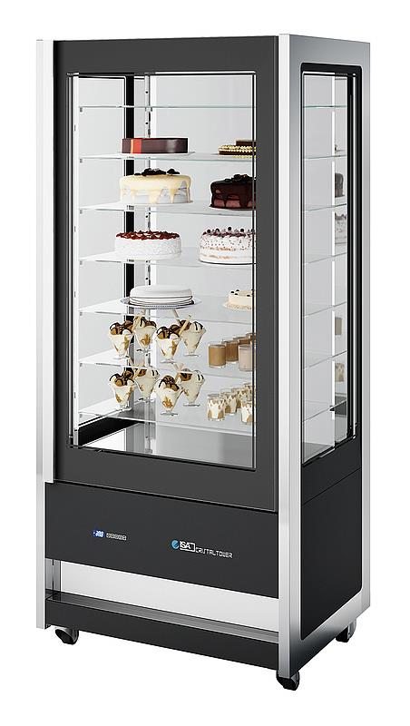 Bild 1: Nordcap Panorama-Kühl + Tiefkühlvitrine Cristal Tower 930 RV/TB-