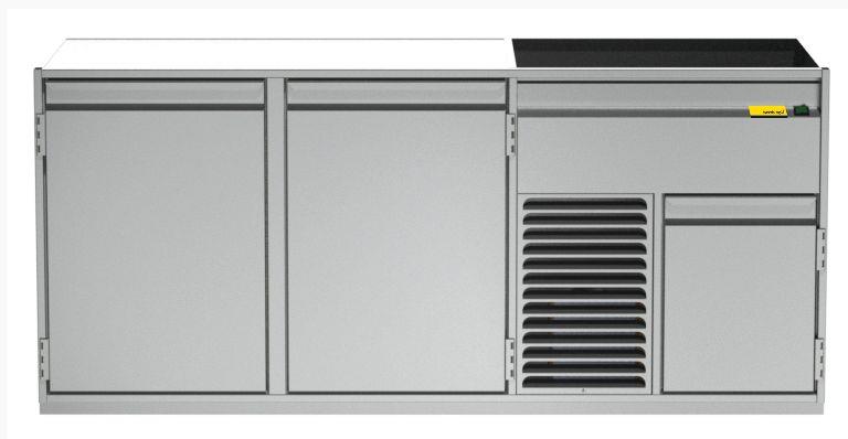Bild 1: Nordcap Getränketheke Dublin - 2 Becken rechts