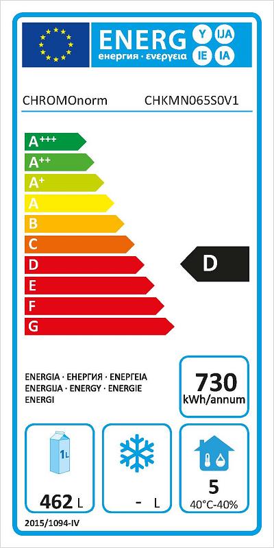 Bild 2: Chromonorm Glastür Kühlschrank Star-Black BR650 GN 2/1