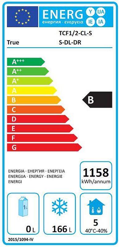 Bild 2: TRUE Tiefkühltisch TCF1-2-CL-SS-DL-DR