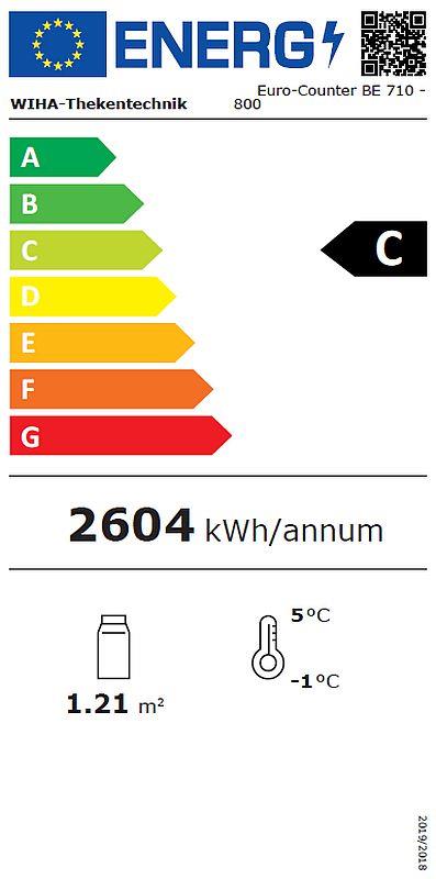 Bild 2: Wiha Kühlvitrine Euro Counter 710 BE DT 800 rund
