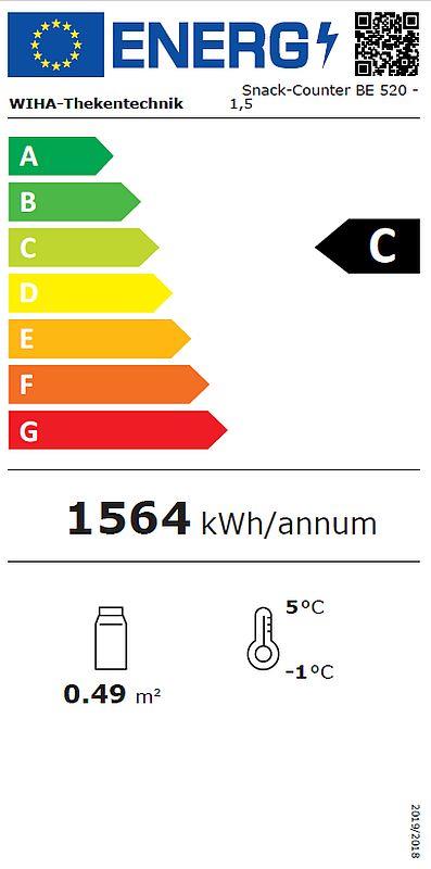 Bild 2: Wiha Kühlvitrine Snack-Counter 520 BE DT 1.5 rund