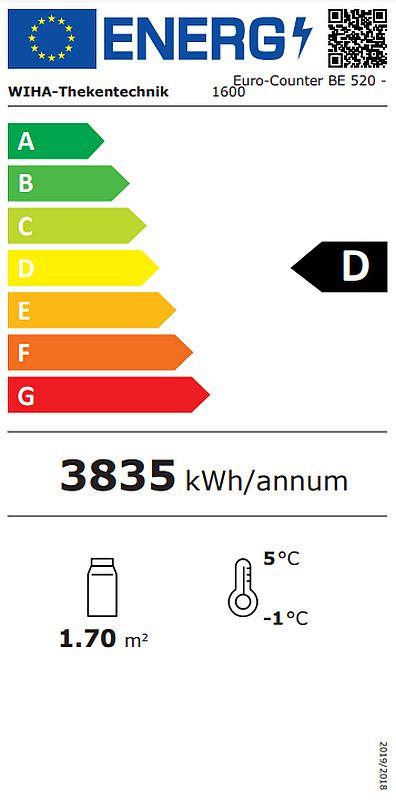 Bild 2: Wiha Kühlvitrine Euro-Counter 520 BE 1600 D eckig