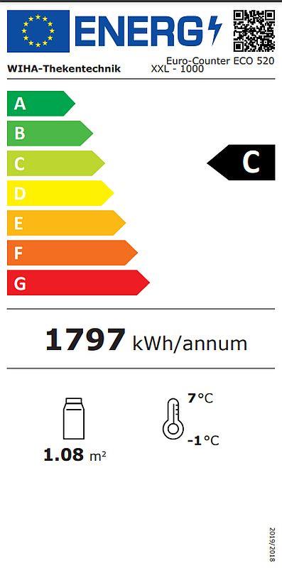 Bild 2: Wiha Kühlvitrine Euro-Counter ECO 520 E BE XXL 1000