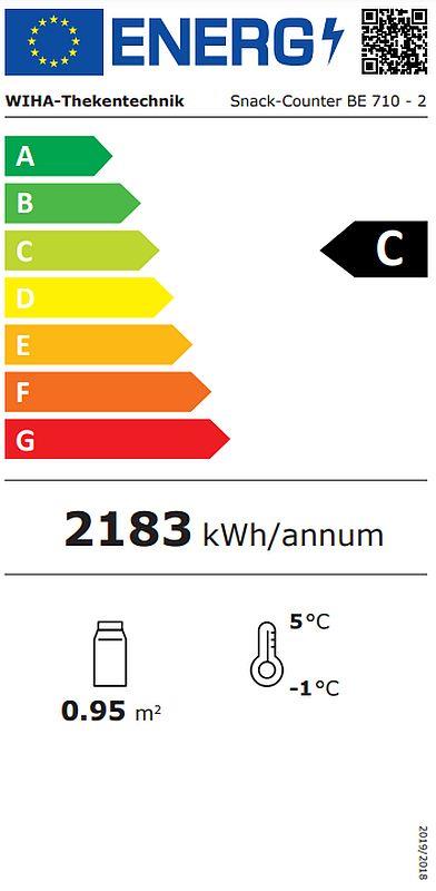 Bild 2: Wiha Kühlvitrine Snack-Counter 710 BE 2 rund