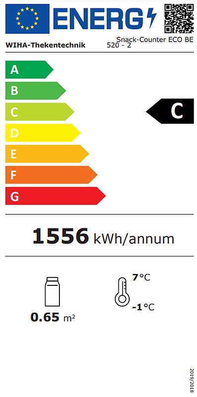 Bild 2: Wiha Kühlvitrine Snack-Counter ECO 520 E BE DT 2 eckig